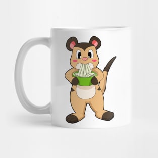 Meerkat with Ramen Mug